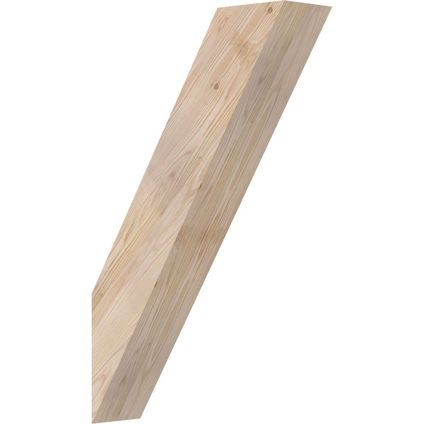 Ekena Millwork 5 1/2"W x 20"D x 32"H Traditional Smooth Knee Brace, Douglas Fir BRC06X20X32TRA00SDF - main